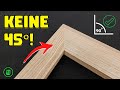 Gewusst? Darum brauchst du KEINE 45° für eine PERFEKTE GEHRUNG! | Jonas Winkler
