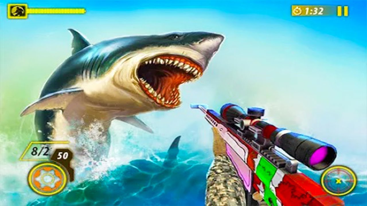 Shark Shooting: Beach Hunting Attack - Android GamePlay - Shooting ...