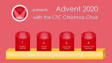 The CTC Christmas Choir’s 2nd Advent Sunday surprise