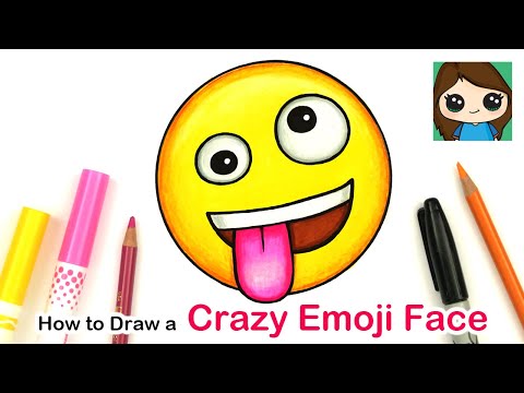 how-to-draw-+-color-the-crazy-wacky-emoji-face-easy