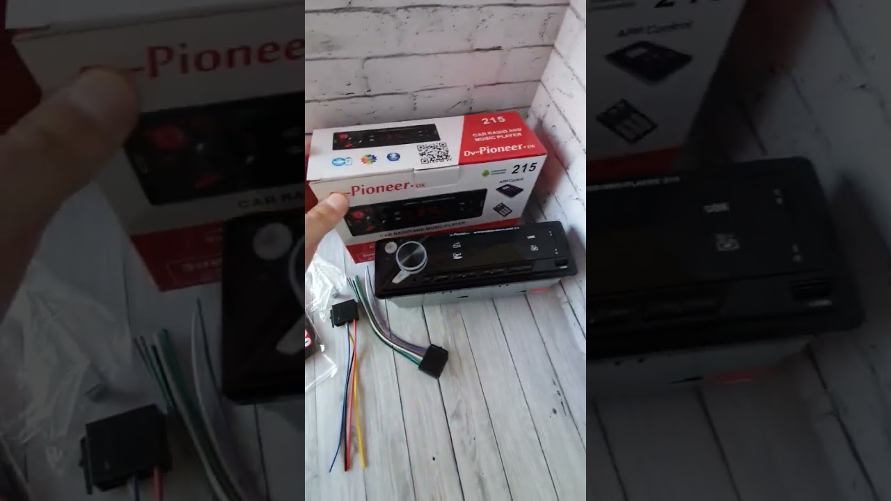 Pioneer ok 215 бюджетная магнитола с блютуз 