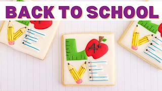Back To School Cookies 🍎✏️