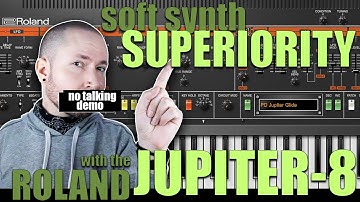Roland Jupiter 8 soft synth demo (no talking)