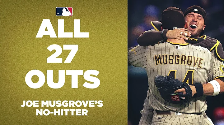 ALL 27 OUTS from Joe Musgrove's No-Hitter! (Watch ...