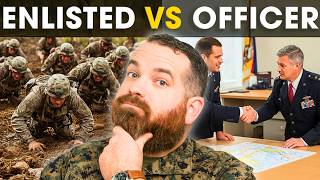 Ex-Recruiter Reveals Officer Vs. Enlisted - What They Dont Tell You