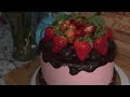 Bursting Berries Lush Berry #strawberry #cake 