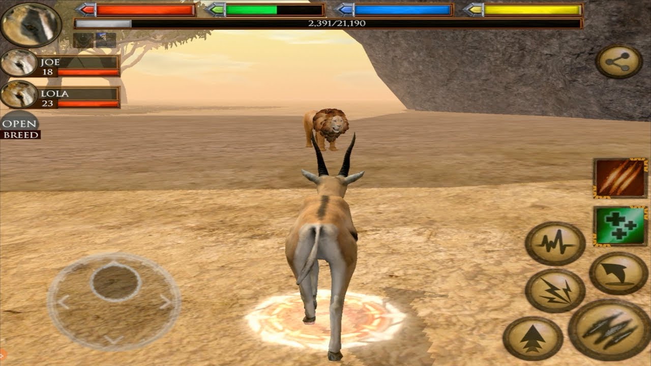 Gazelle VS Lion, Cheetah, Hippo And More, Ultimate Savanna Simulator