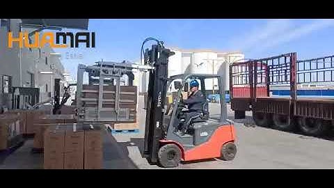 Layer picker use in COFCO #cofco #forkliftattachment #layerpicker #BeverageIndustry#FoodIndustry