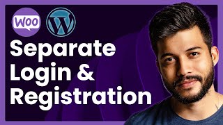 How To Create Separate Login and Registration Page in WooCommerce (step by step)