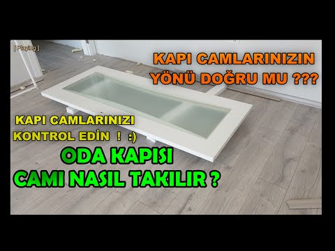 Video: İç kapılardaki camın değiştirilmesi: onarım ve kurulum