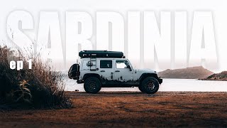 ULTIMATE OVERLAND EXPEDITION Wild Sardinia EP.1 - 4x4 & wild camping Jeep Wrangler with Alucab setup