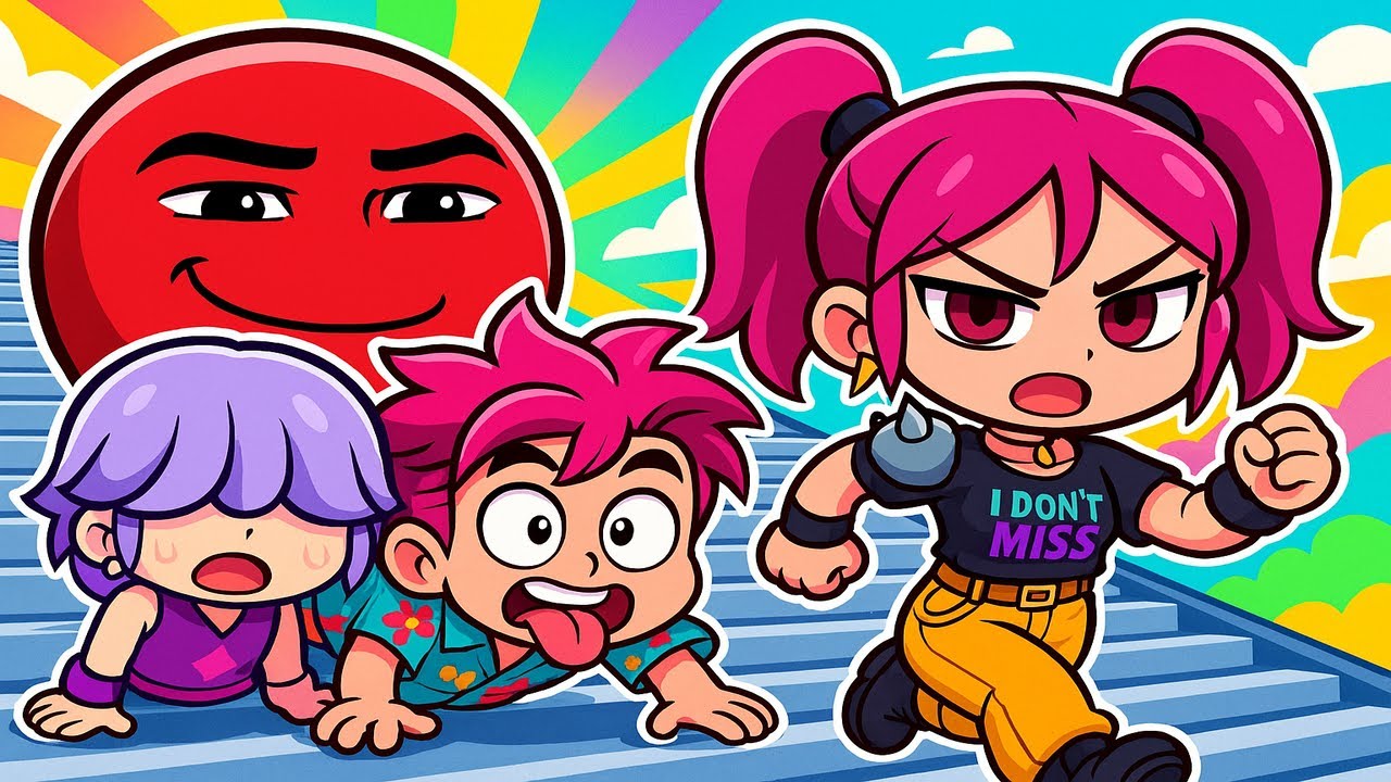 ¡HUNTR/X Y SAJA BOYS SOBREVIVEN A ESCALERAS ASESINAS EN ROBLOX! 🔪😮😫😭