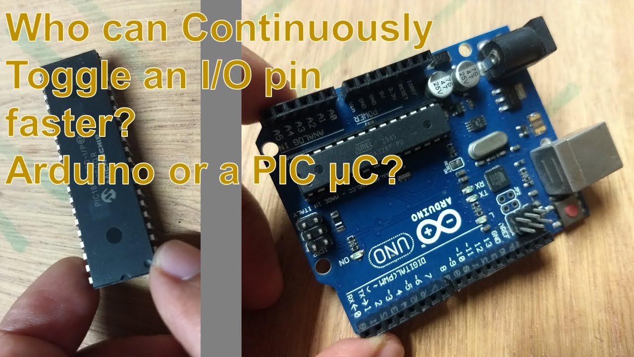 harpoon training Abbreviate Who can continuously Toggle an IO pin faster? Arduino or a PIC uC? - Let's  find out! - YouTube