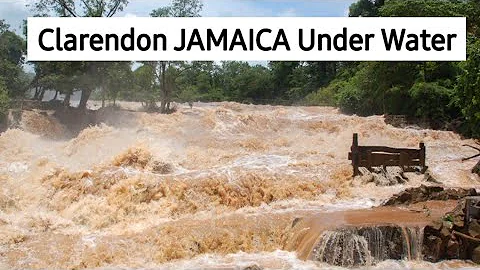 Clarendon Jamaica Under Water From Hurricane Ian #jamaica #viral #2022 #flooding #hurricane #news