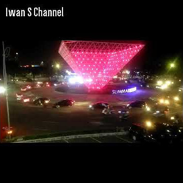 piramida summarecon bekasi malam hari #shorts