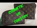 LV Cosmetic Pouch vs Toiletry 19 Review - 2016