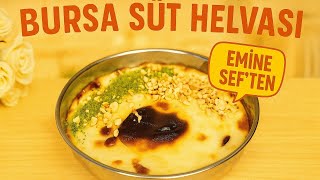 YÖRESEL TARİFLERDEN TAM ÖLÇÜSÜNDE VE KIVAMINDA BURSAN IN MEŞHUR SÜT HELVASI #keşfet #bursa