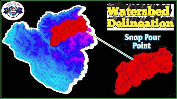 Watershed Delineation in ArcGIS| Snap Pour Point| Tutorial🌊