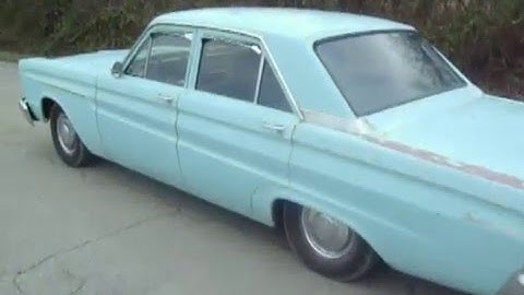 1965 Mercury Comet 202- Start up and drive-