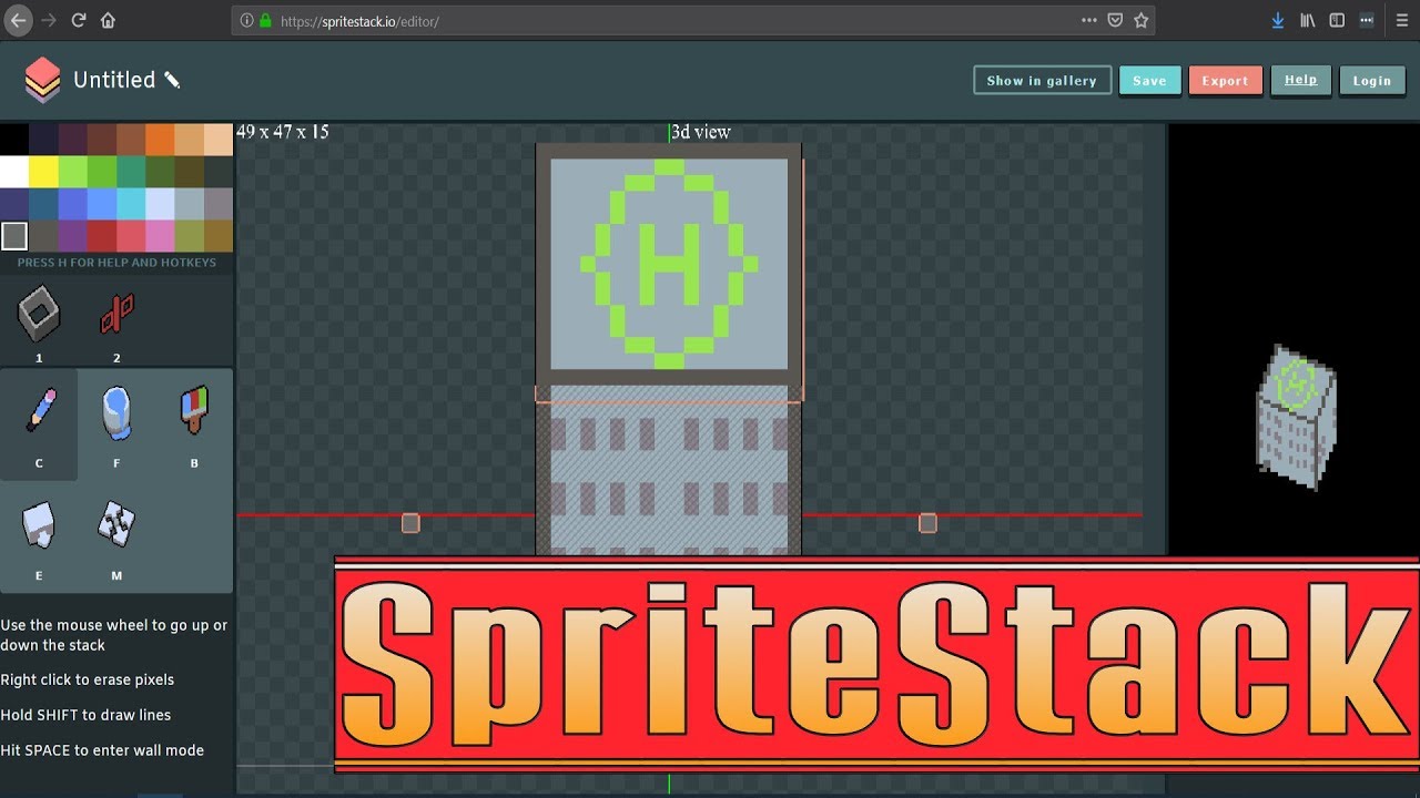 Spritestack 3d Pixel Art Tool Youtube - vrogue.co