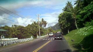 AMERICAN SAMOA - driving around town