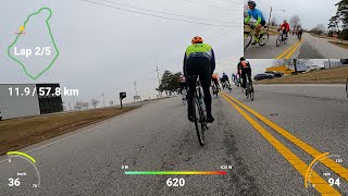 Greenville Road Race | Cat 4/5 | 18 Feb 2024 | Ari GoPro + Telemetry