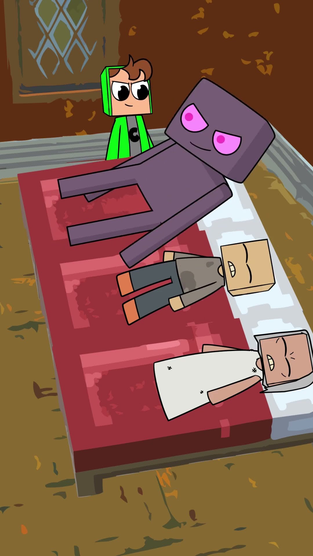 Tentando acordar Grandpa e Granny