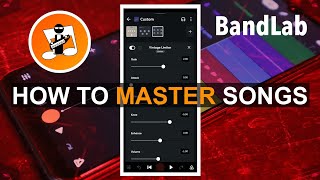 How to start Mastering your songs in Bandlab