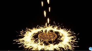 Unreal Engine 5.6 preview: Magic Circle VFX  animation3. 初学者虚幻5.6 : 魔法圈特效3预览