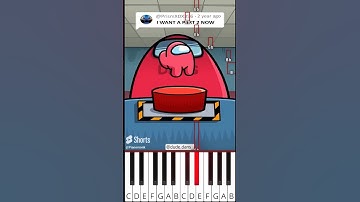 Among Us Song Part 2 (Animation Meme) #shorts #amongus (@dude.dans_) - Octave Piano Tutorial