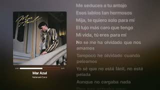 Mar Azul - Natanael Cano - Letra Completa