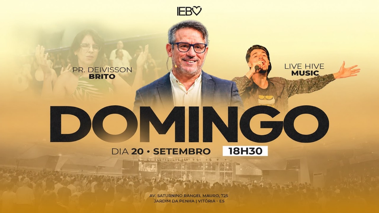 Culto Domingo Noite | 18H30 | Pr. Deivisson Brito | 20/09/26