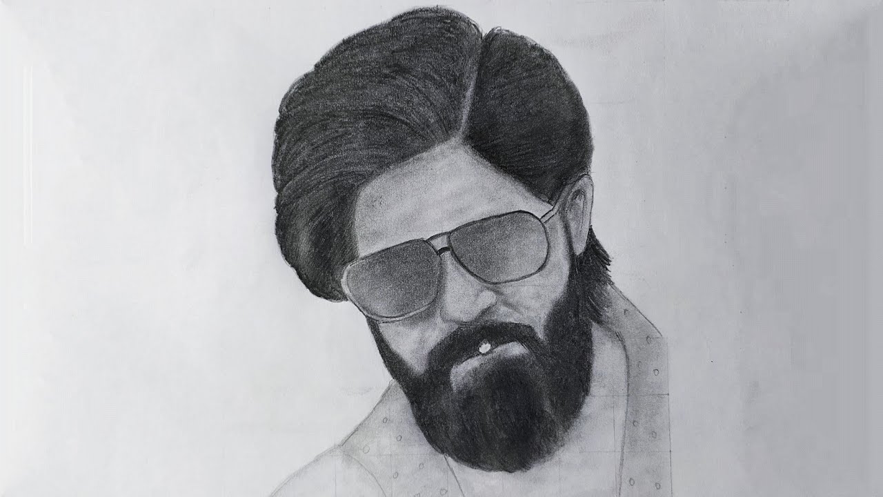  Pencil Sketch of KGF Chapter 2 Actor Yash Hows it guys   scorpioshubham thenameisyash realisticdrawing draw drawing   Instagram