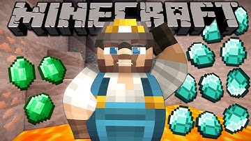 Why Emeralds are Rarer than Diamonds - Minecraft