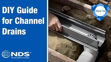 How to Install a Channel Drain | NDS Yard Drainage Systems