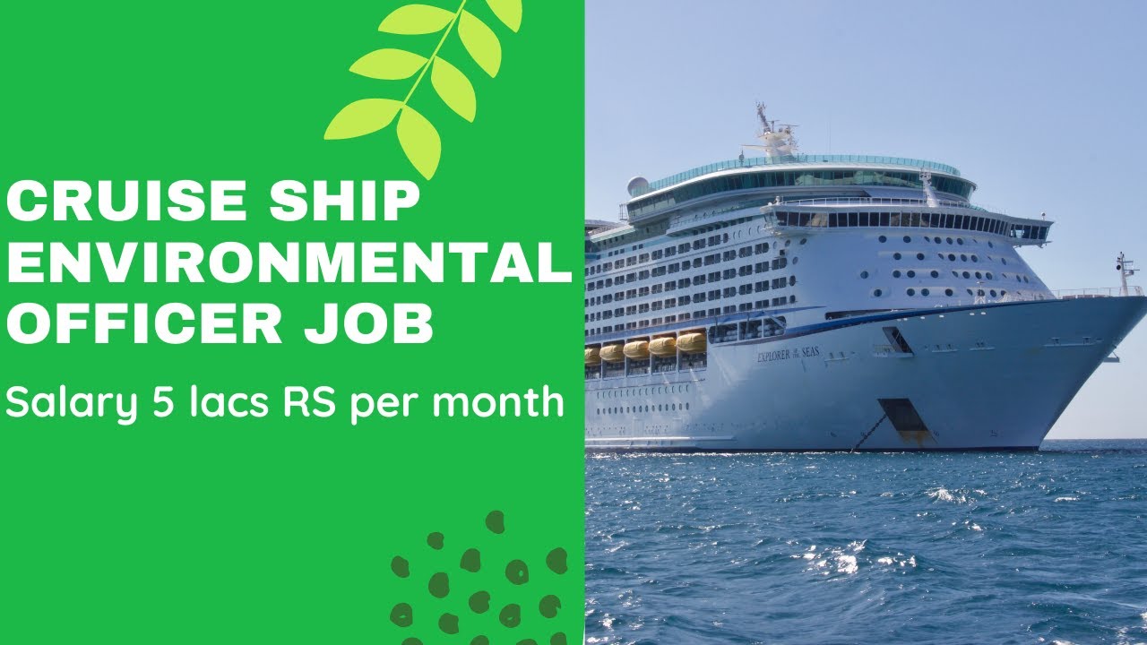 cruise ship environmental officer jobs