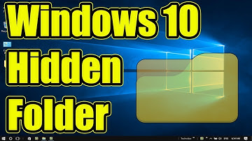 How To Make Hidden Folder For Windows 10 - Windows 10 Hidden Folder