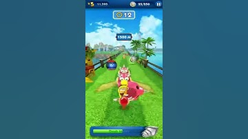 Sonic Dash - New Update - New Character Unlocked - Knuckles Gameplay (android/iOS) #Shorts