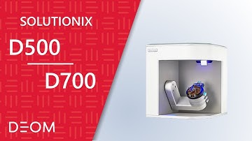 3D skenery D500 a D700 SOLUTIONIX  |  DEOM