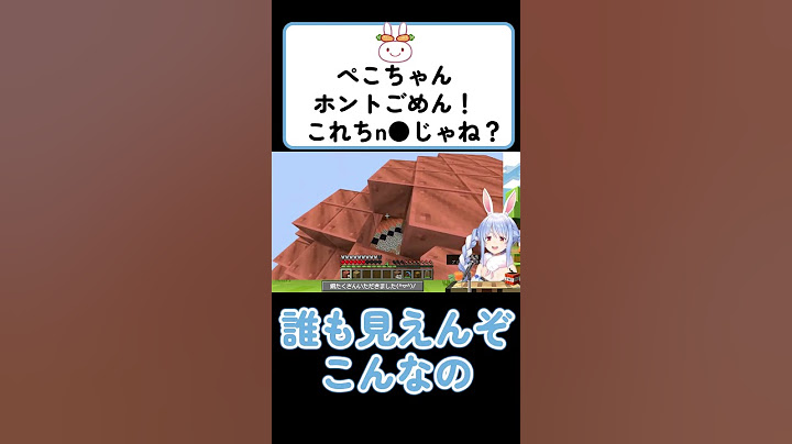 【兎田ぺこら/切り抜き】コメントで「チン〇」と言われたマイクラのぺこら城ｗｗｗ【ホロライブ】