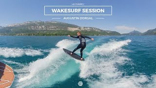 Wakesurf Session Augustin Dorgal Lac Dannecy - Vidéo 360
