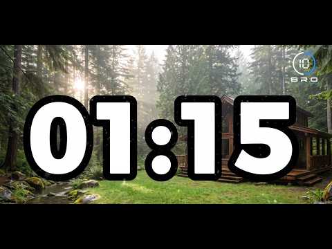 1 Minute 15 Second Timer 🌲 | Peaceful Forest Countdown for Study, Focus & Workouts | Bro Timers