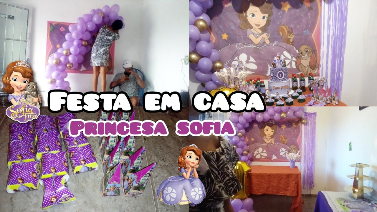 Mãe e filha para o tema princesa Sofia