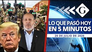 🔵 Noticias 20 de julio: HAMÁS ELIGE A NUEVO LÍDER TRAS ATAQUE DE EEUU CONTRA IRÁN