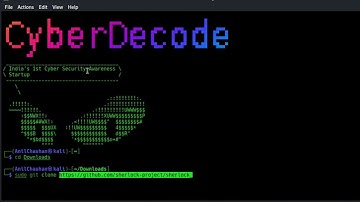 Install sherlock on kali Linux 2022