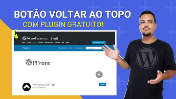 Botão Voltar ao Topo no WordPress | Plugin WPFront Scroll Top | WordPress