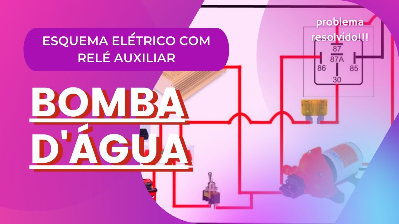 Bomba D'Água Seaflo queima muito fácil? Aprenda Como instalar Um Relé AX e acabar com esse problema.
