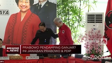 Prabowo Pendamping Ganjar? Ini Jawaban Prabowo & PDIP