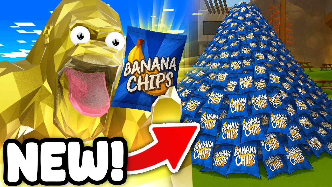 NEW UNRELEASED BANANA CHIPS ITEM is INSANE in Animal Company! (How to Become a Banana)