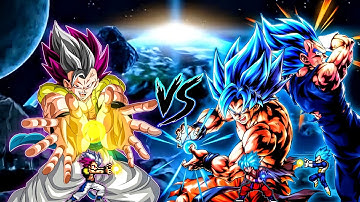 Gogeta Ultra Ego Instinct V2 (New) VS Fusion Vegito OP (Goku & Vegeta) in Jump Force Mugen